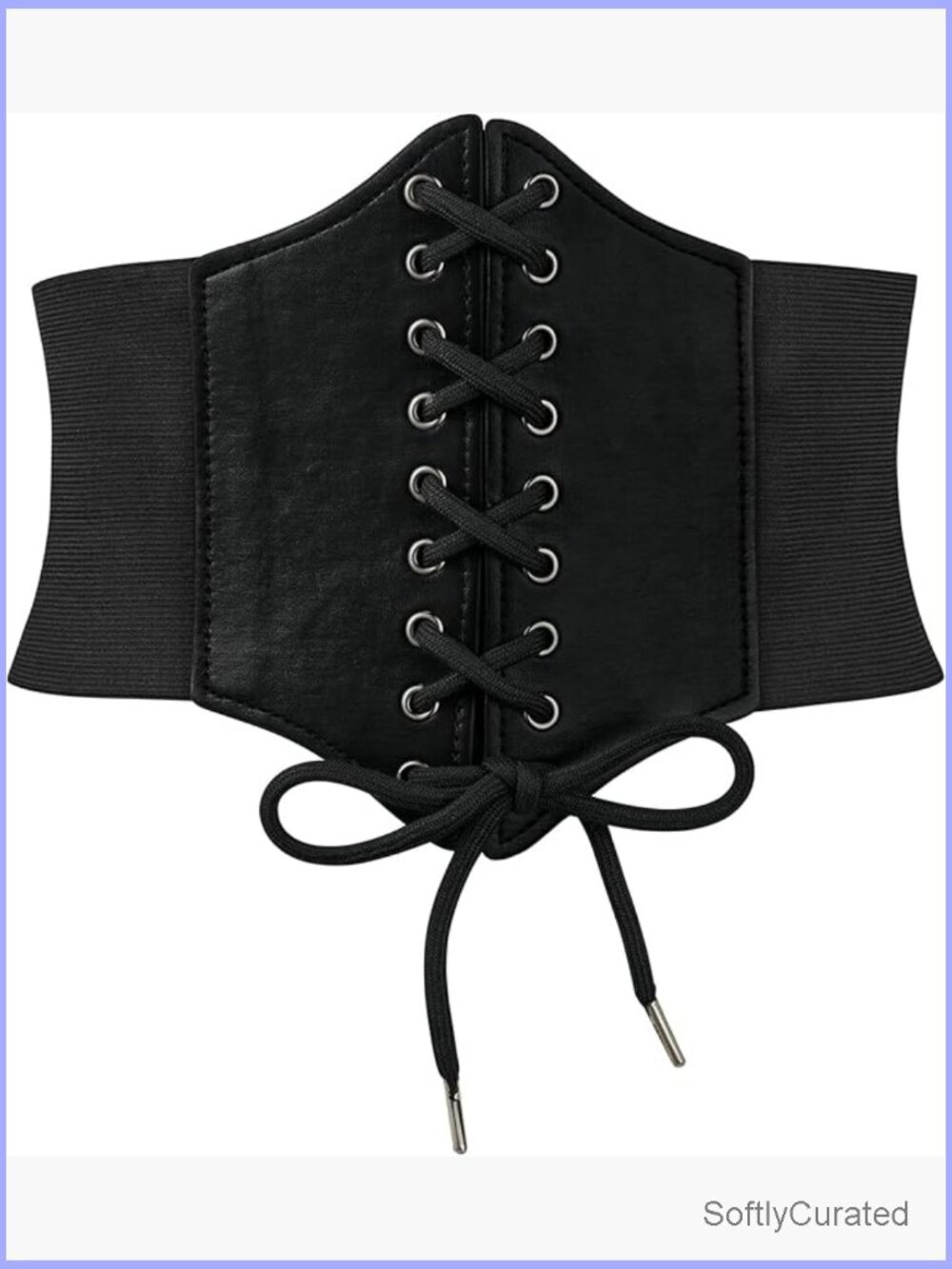 Lace Up Corset Belt Elastic Waist Belt Renaissance Pirate Cosplay